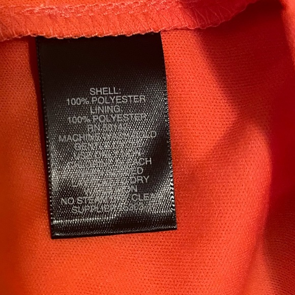 Liz Claiborne Elegant Coral Lace Crochet Dress - Picture 6 of 6